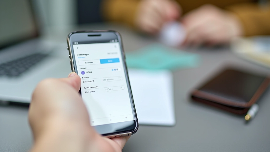 Aplicație bancară pe ecranul unui telefon mobil care arată configurarea transferului automat lunar, cu numere și procente vizibile clar